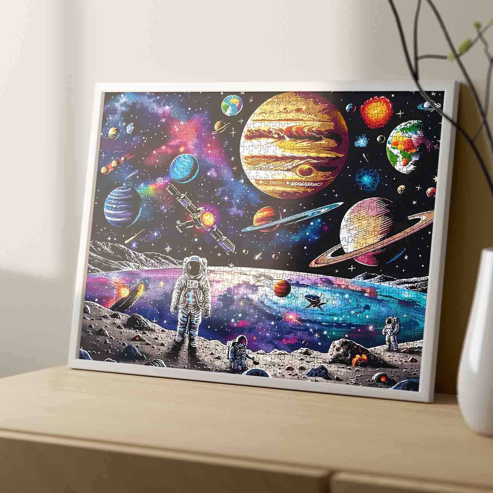 tucocoo-astronaut-colorful-stellar-craft-puzzle-1000-teile-mond image 4