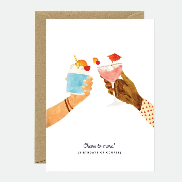 all-the-ways-to-say-cheers-to-more-geburtstagskarte-a6 image 1