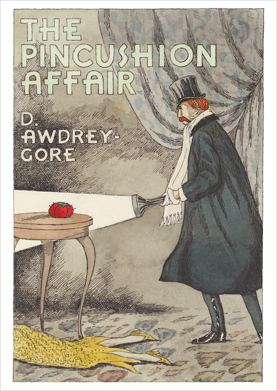 pomegranate-the-pincushion-affair-postkarte-edward-gorey image 1