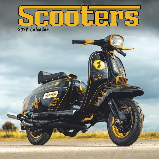 otter-house-scooters-wandkalender-2027-roller-motive image 1