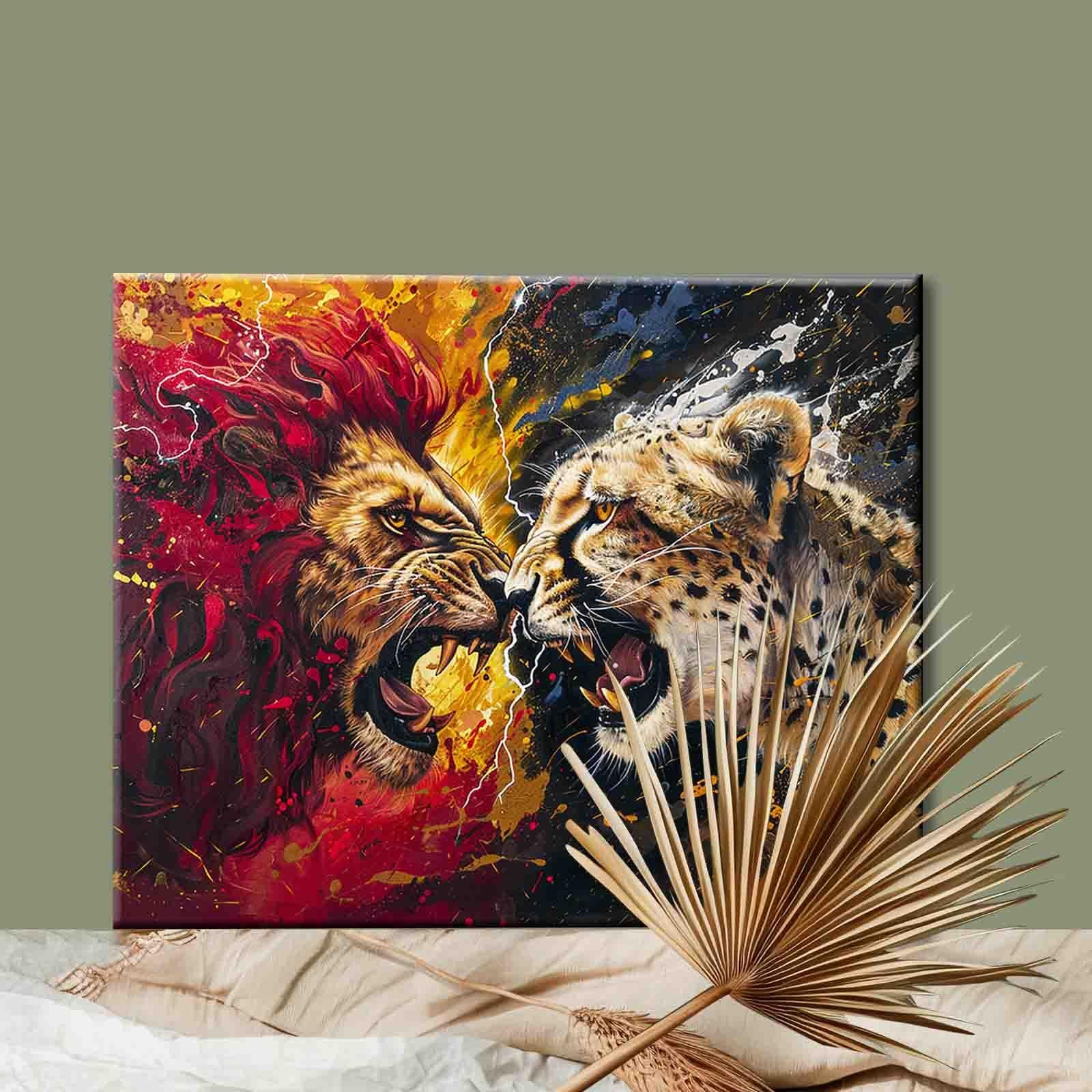 tucocoo-clash-of-beasts-malen-nach-zahlen-40x50-ohne-rahmen image 2