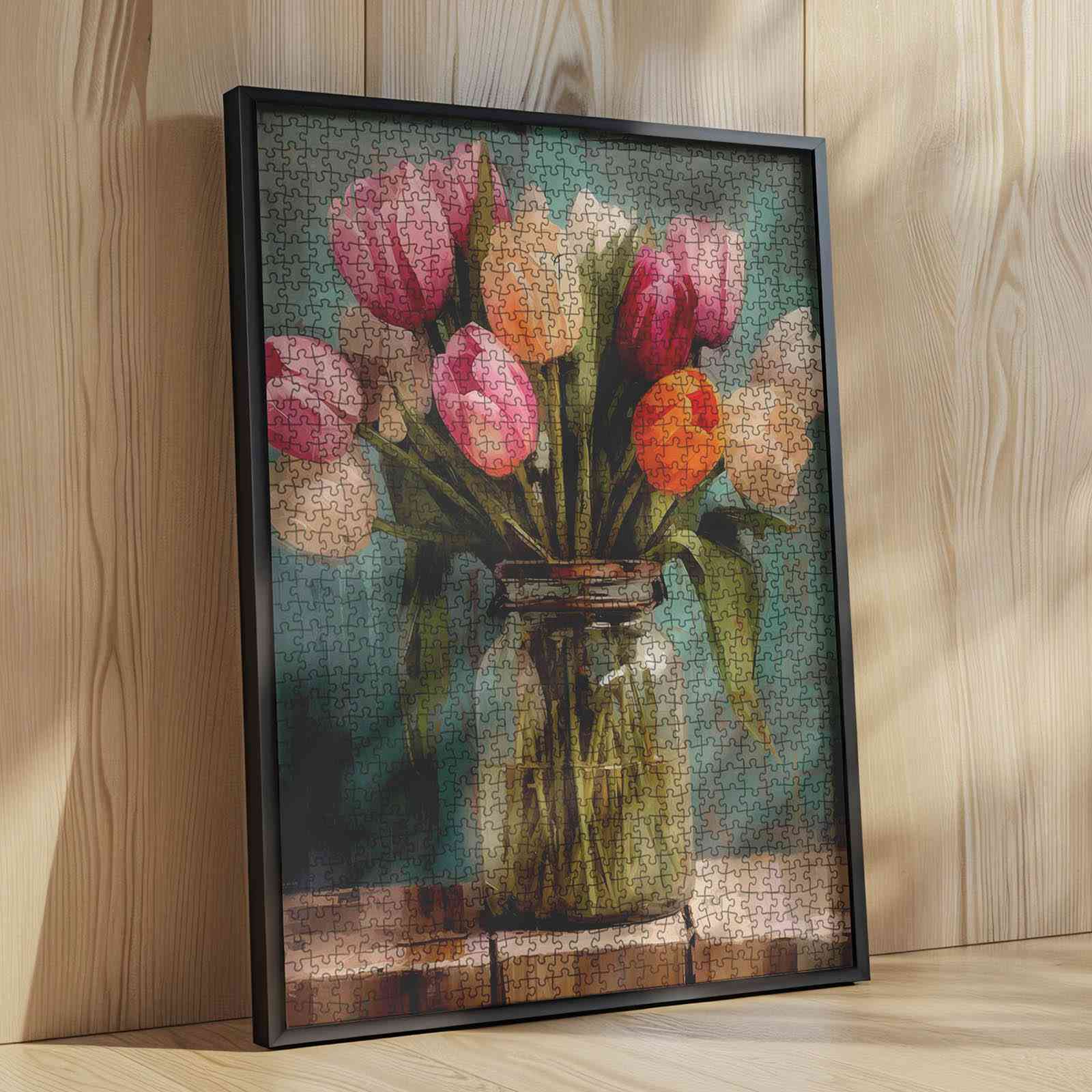 tucocoo-rustic-tulips-art-puzzle-1000-teile-tulpen image 4