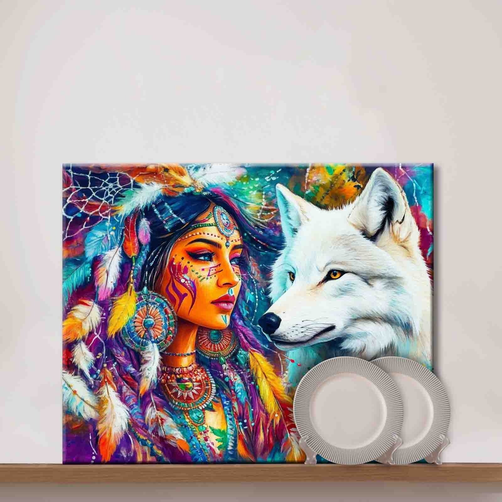 tucocoo-white-wolf-malen-nach-zahlen-40x50cm-frau image 3