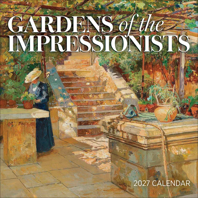pomegranate-gardens-impressionists-2027-wandkalender-garten image 1