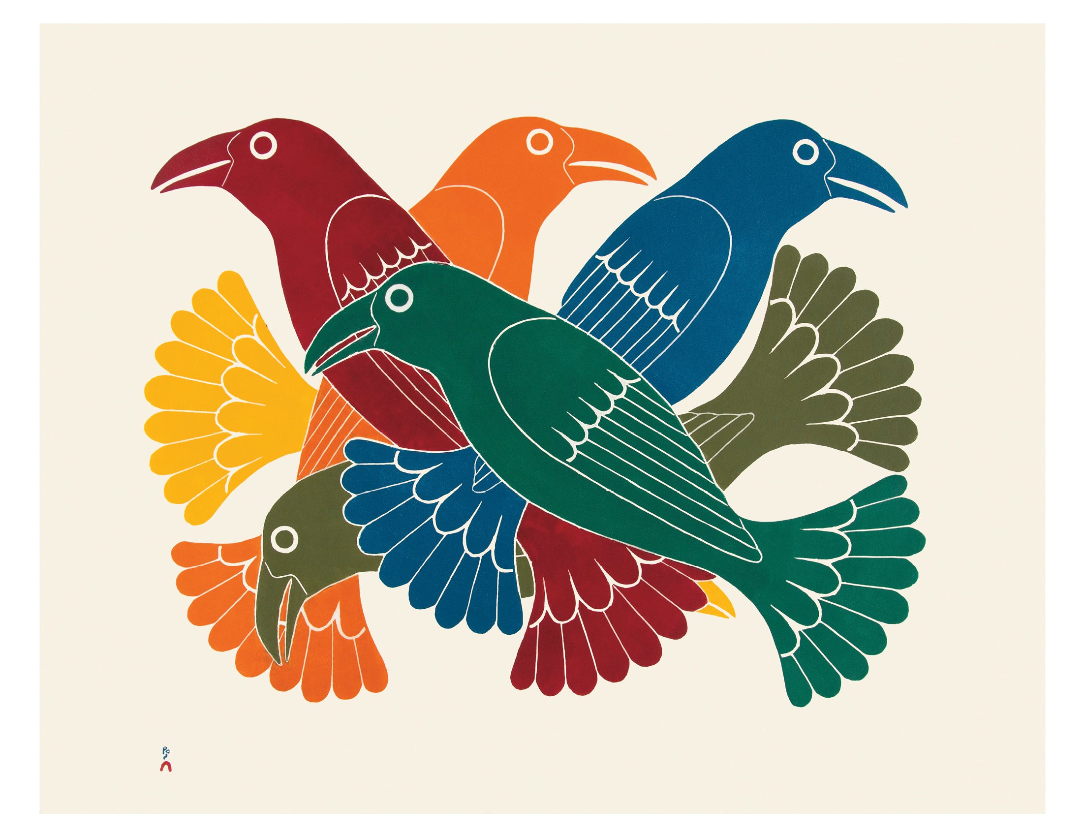 pomegranate-kinngait-inuit-art-grusskarten-geschenkbox-20er image 4