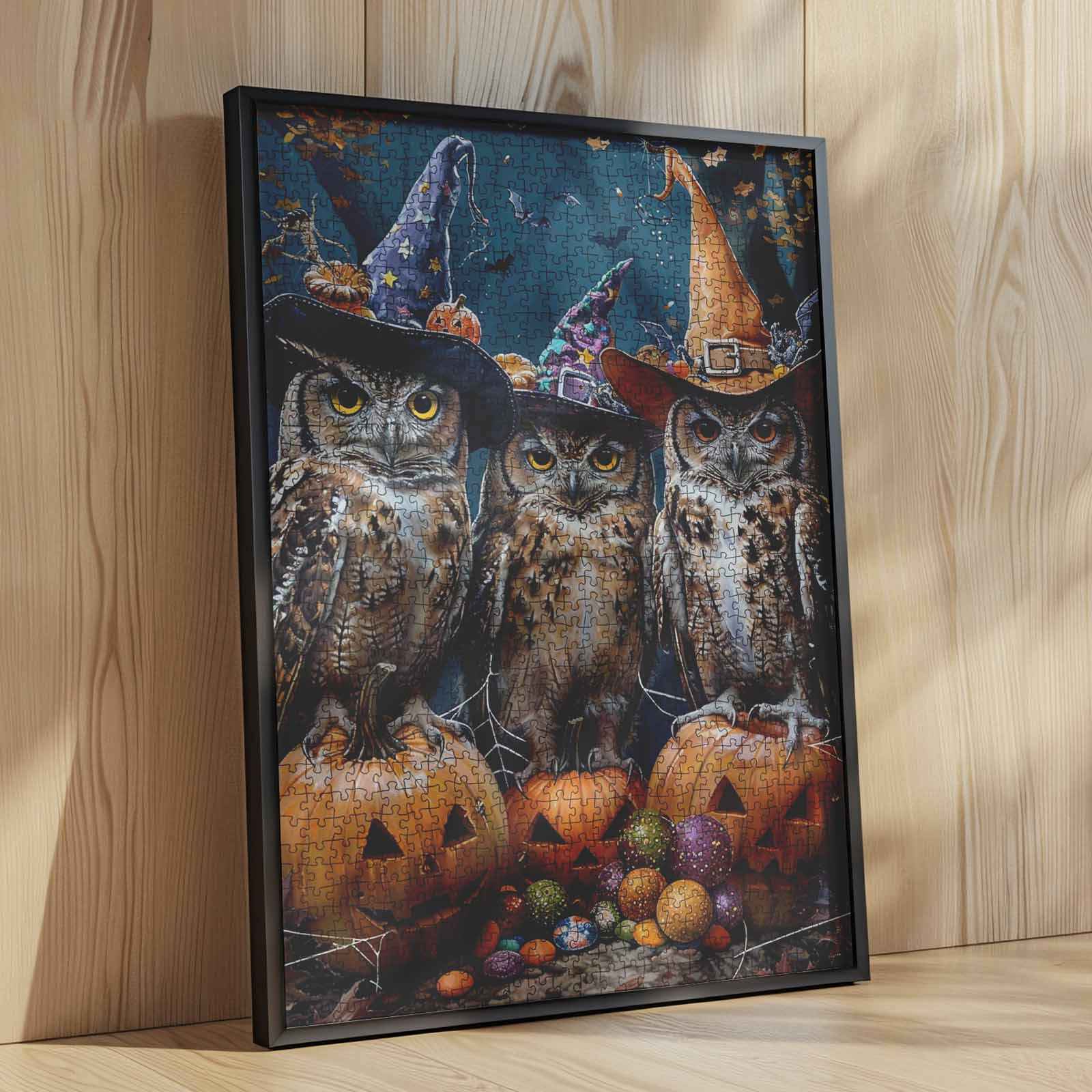 tucocoo-halloween-owl-trio-puzzle-1000-teile-eule image 4