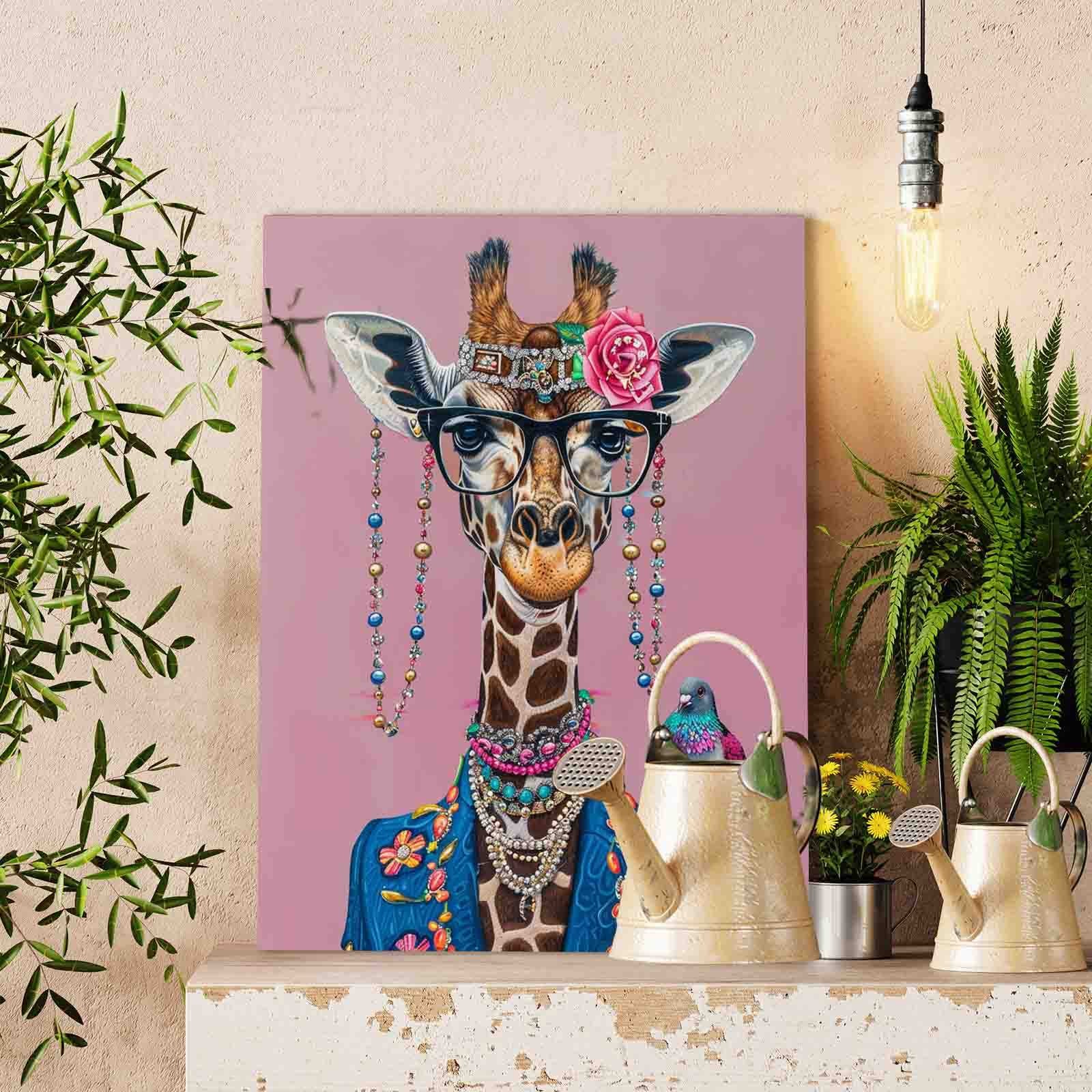 tucocoo-paint-by-numbers-fashionista-giraffe-malen-nach-zahlen-40x50cm-giraffe image 2