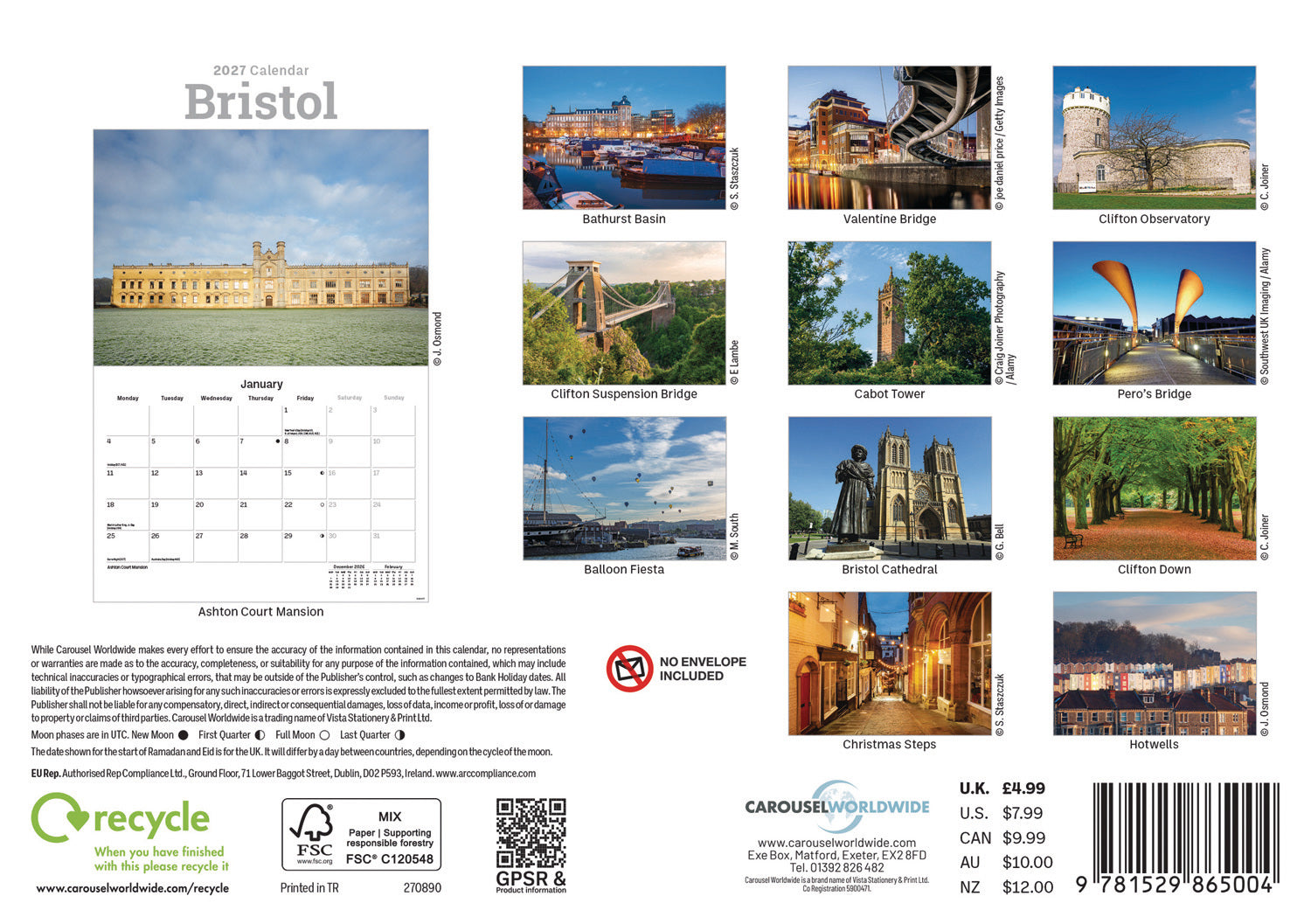 otter-house-bristol-a5-kalender-2027-wandkalender-regional image 2