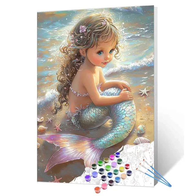 tucocoo-little-mermaid-malen-nach-zahlen-40x50cm-meer image 1