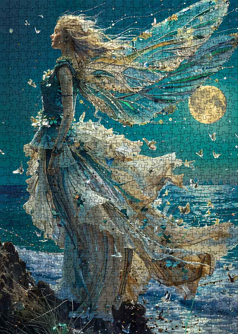 tucocoo-fairy-under-the-moon-puzzle-1000-teile-fantasy image 2