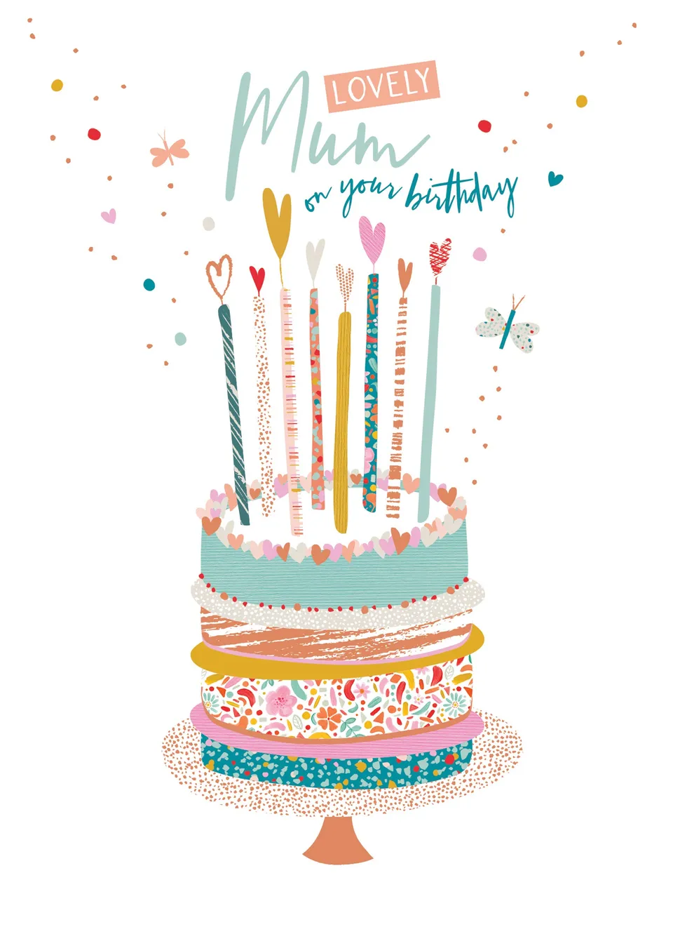 otter-house-family-circle-geburtstagskarte-mama-kuchen-kerzen image 1