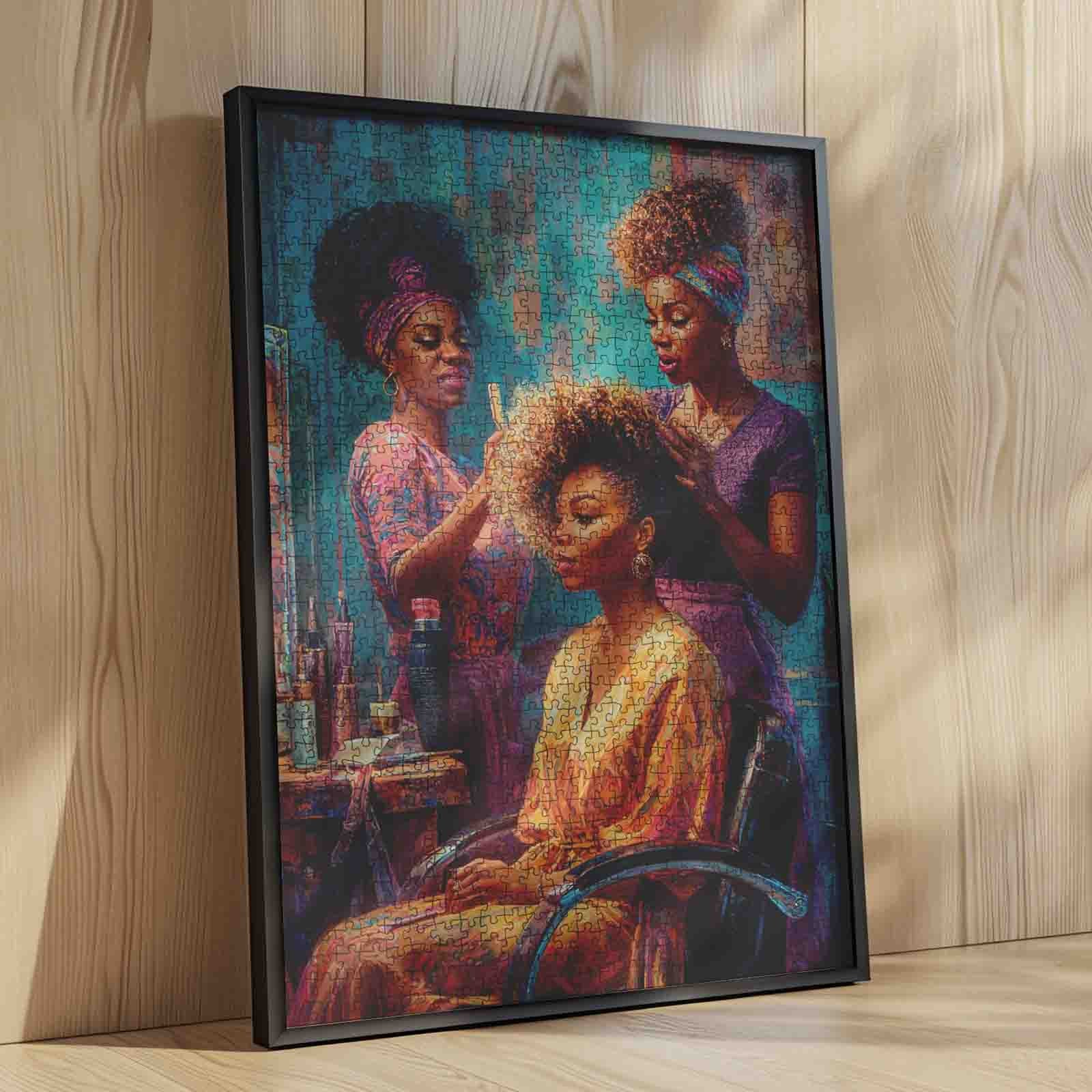 tucocoo-hair-salon-puzzle-1000-teile-frauen-portrait image 4