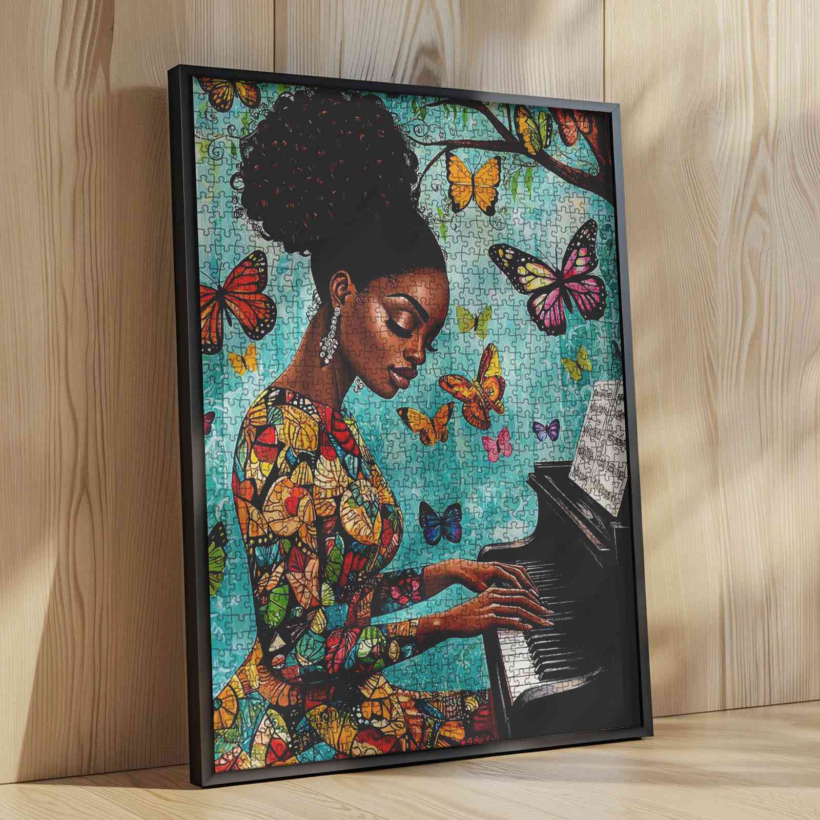 tucocoo-jigsaw-puzzles-butterfly-serenade-puzzle-1000-teile-pianistin image 4