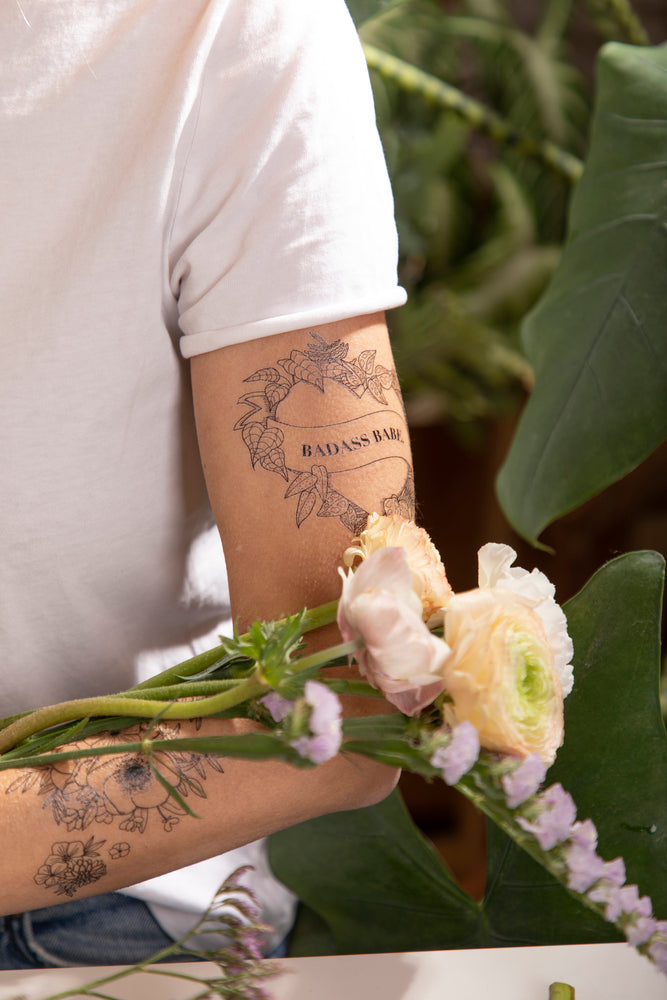 all-the-ways-to-say-tattoos-badass-babe-tattoo-set-2-bl-tter image 2