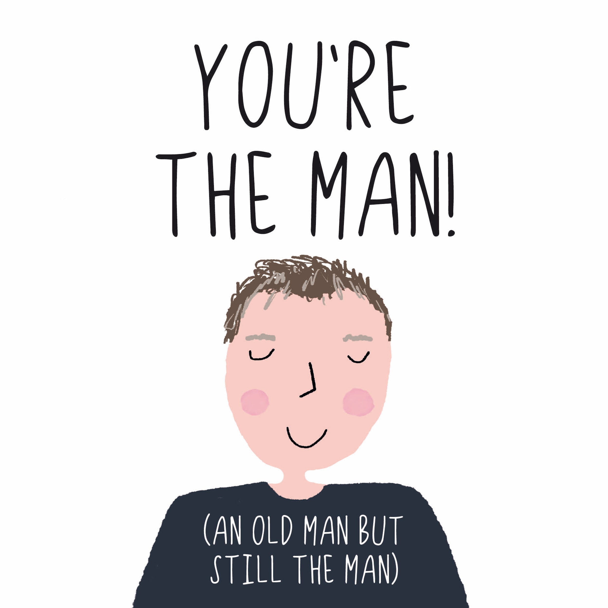 otter-house-man-oh-man-you-re-the-man-gru-karte-f-r-m-nner image 1