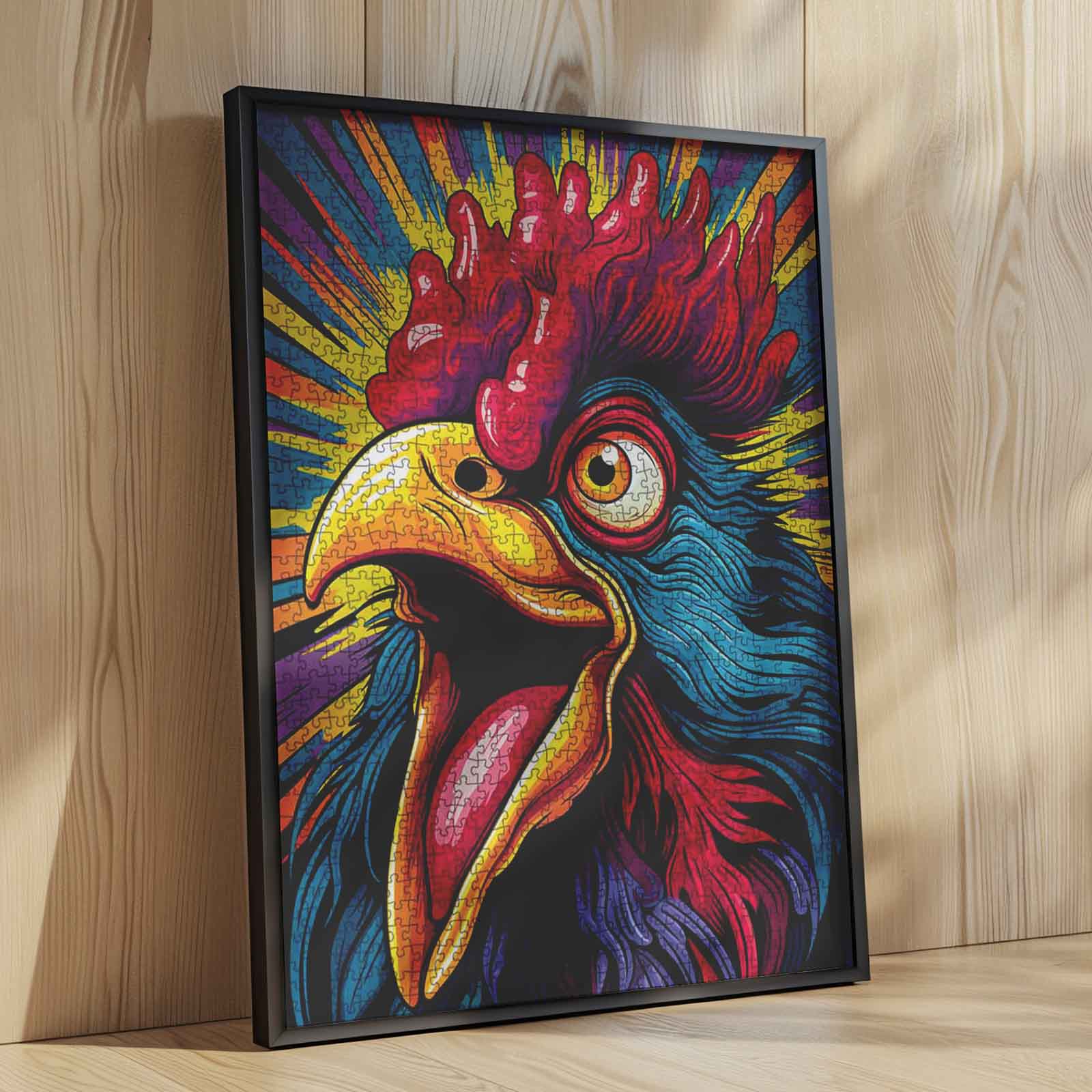tucocoo-pop-art-rooster-puzzle-1000-teile-hahn image 4