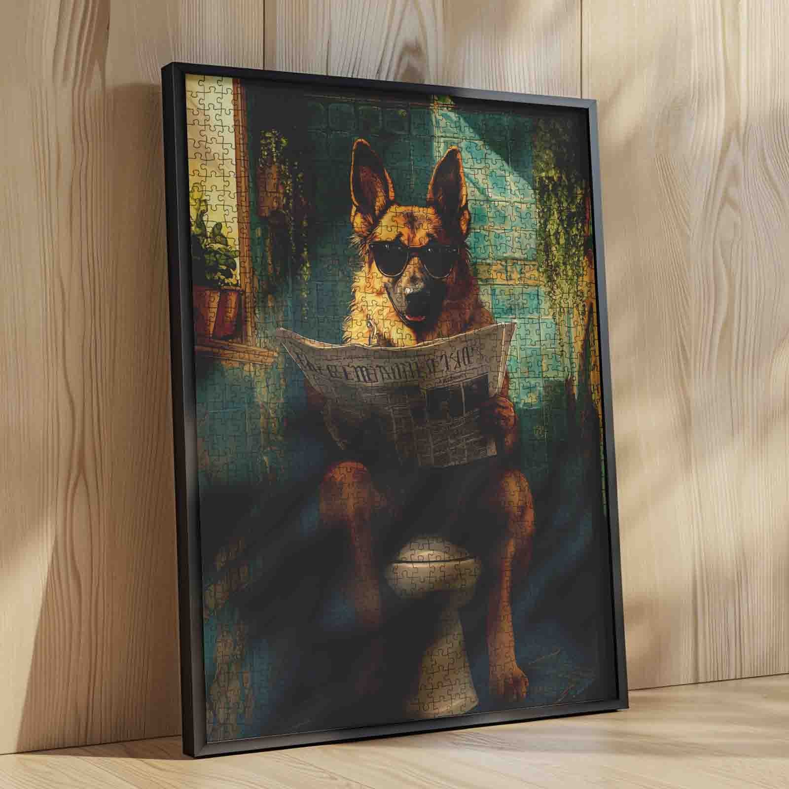 tucocoo-cool-dog-reading-newspaper-puzzle-1000-teile-hund image 4