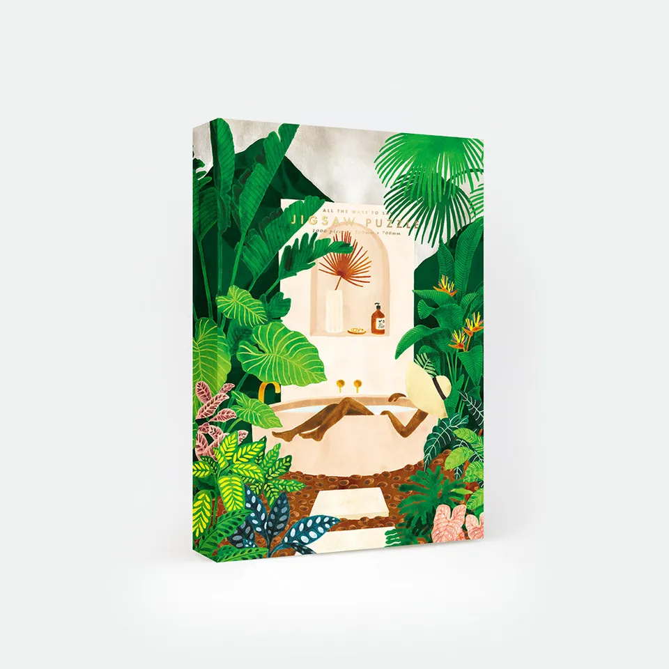all-the-ways-to-say-exotic-bathtub-puzzle-1000-teile-tropisch image 1