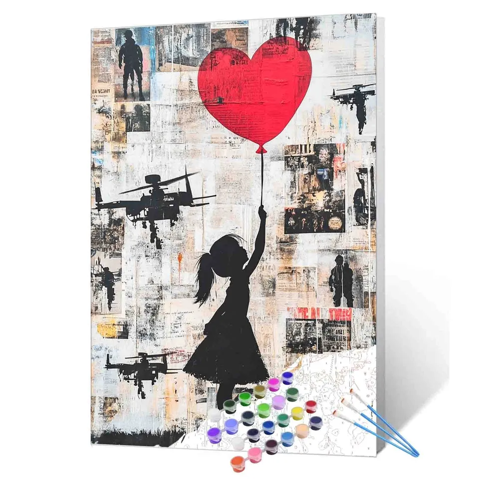 tucocoo-girl-and-war-malen-nach-zahlen-40x50-cm-ohne-rahmen image 1