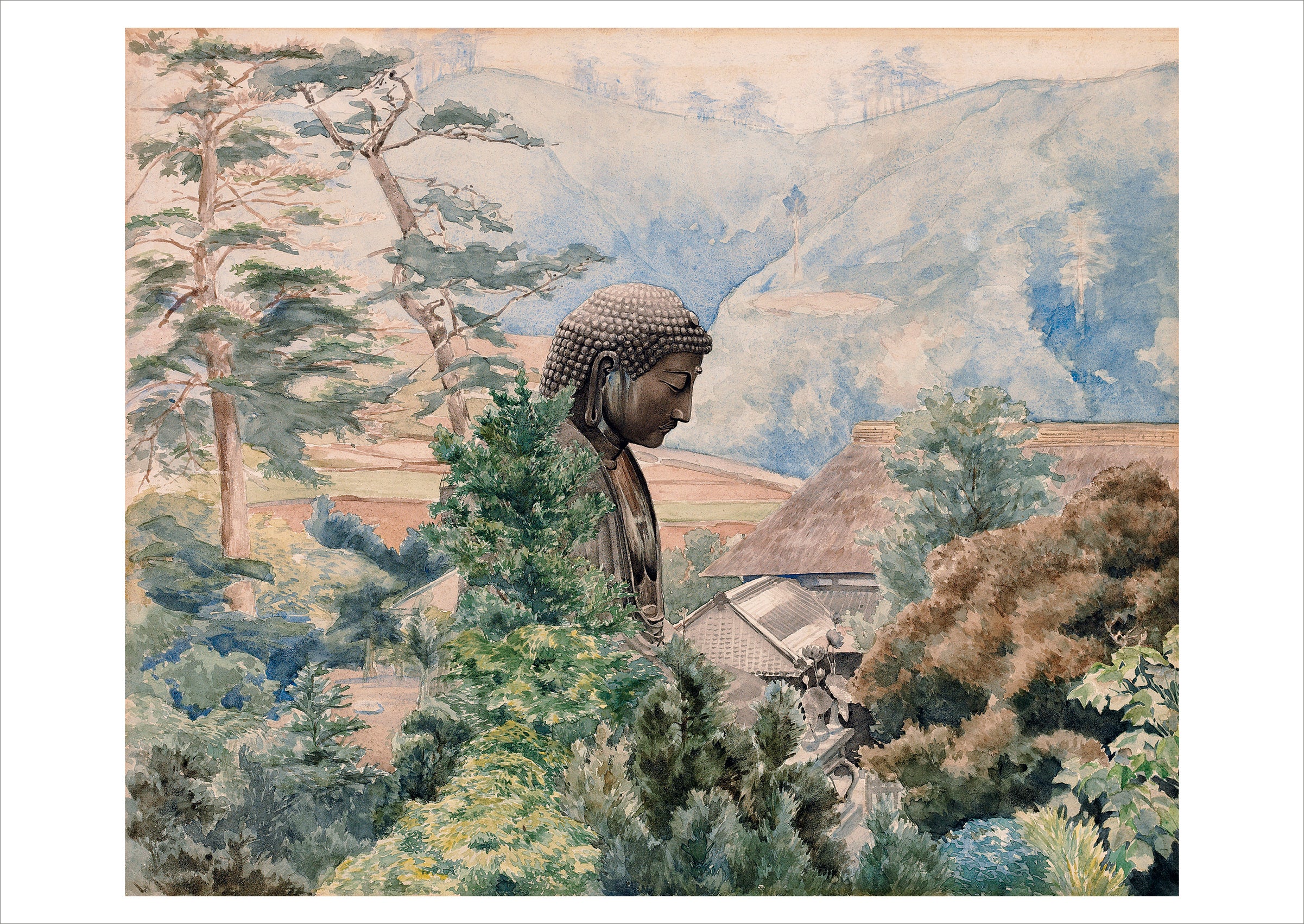 pomegranate-john-la-farge-amida-buddha-postkarte-japan image 1