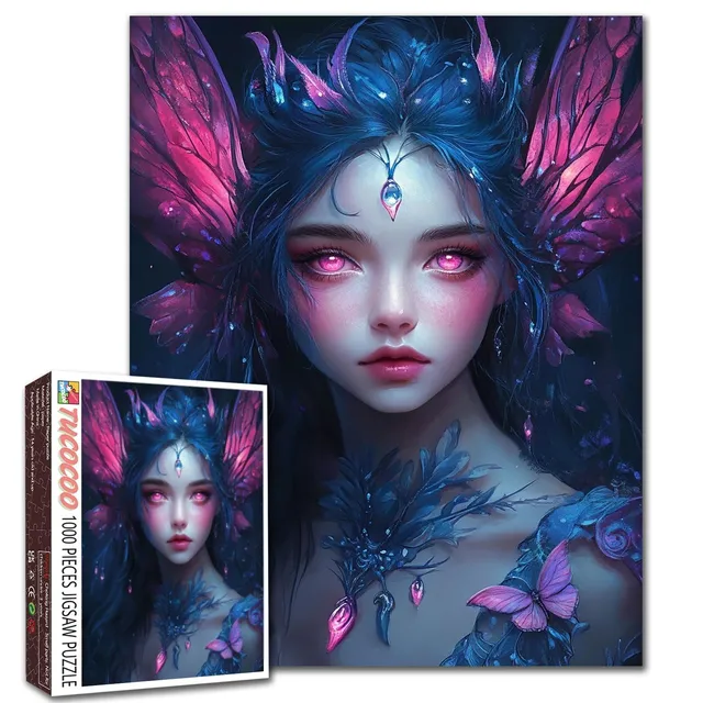 tucocoo-jigsaw-midnight-fairy-puzzle-1000-teile-fee-mondlicht image 1