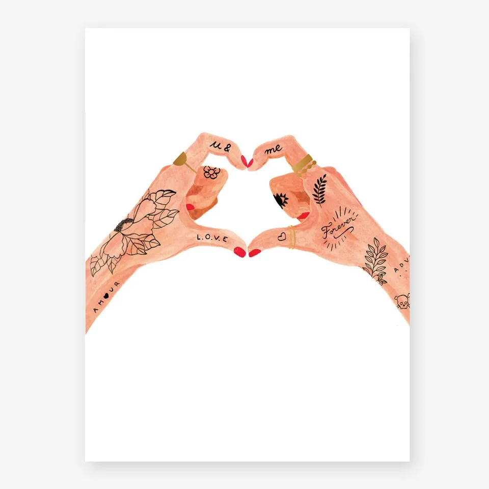 all-the-ways-to-say-hands-of-love-poster-h-nde-18x24 image 1