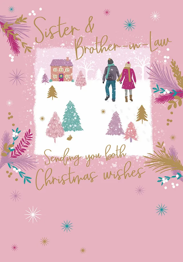otter-house-christmas-bruder-schw-gerin-weihnachtskarte-paar image 1