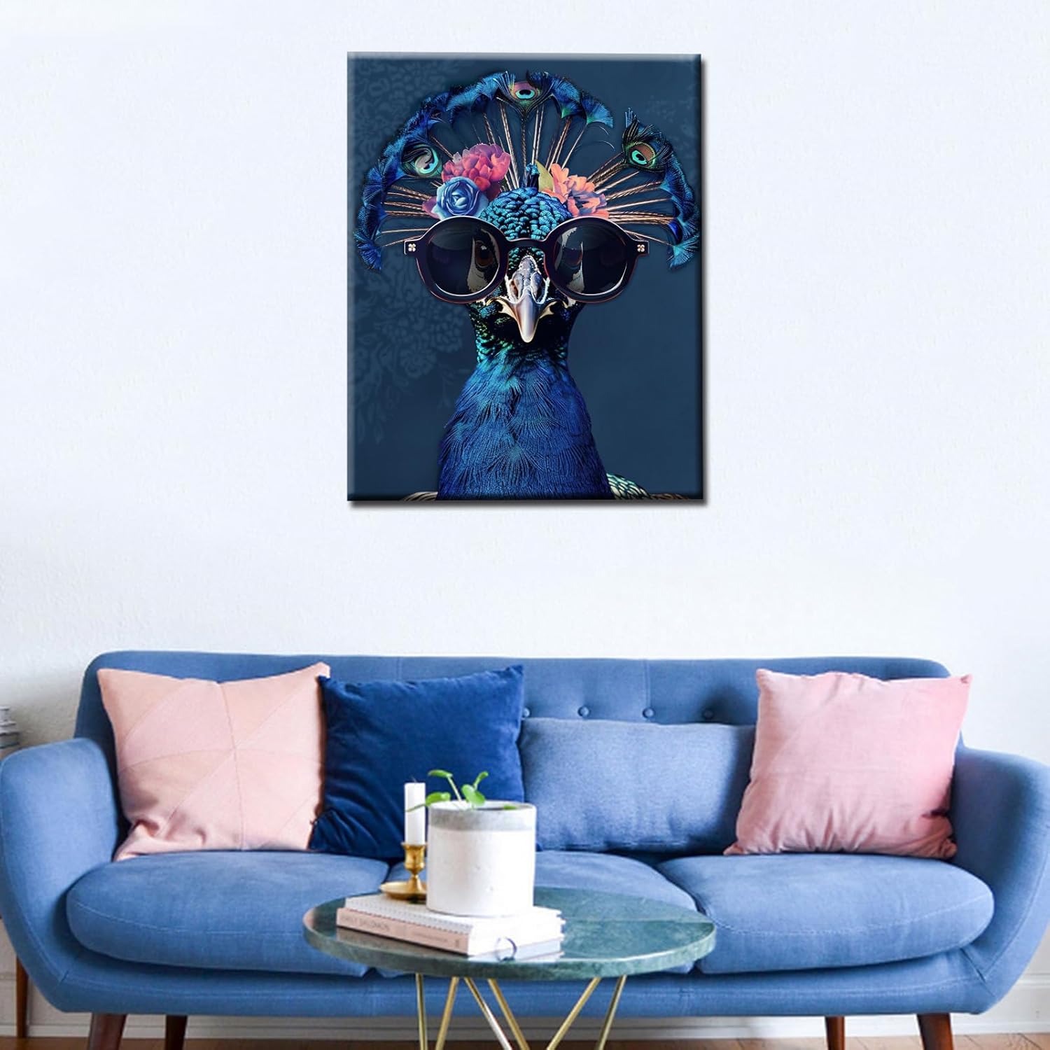 tucocoo-blue-peafowl-shades-malen-nach-zahlen-40x50-pfau image 3