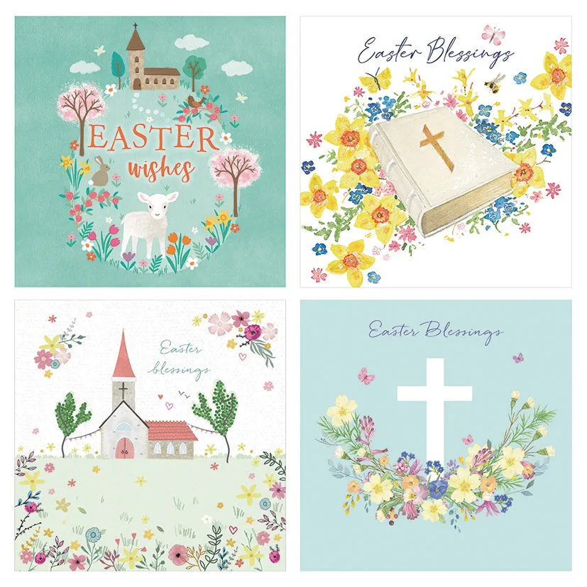 otter-house-easter-osterkarten-5er-pack-religi-s image 1