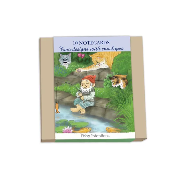otter-house-alison-s-animals-notecards-garden image 1