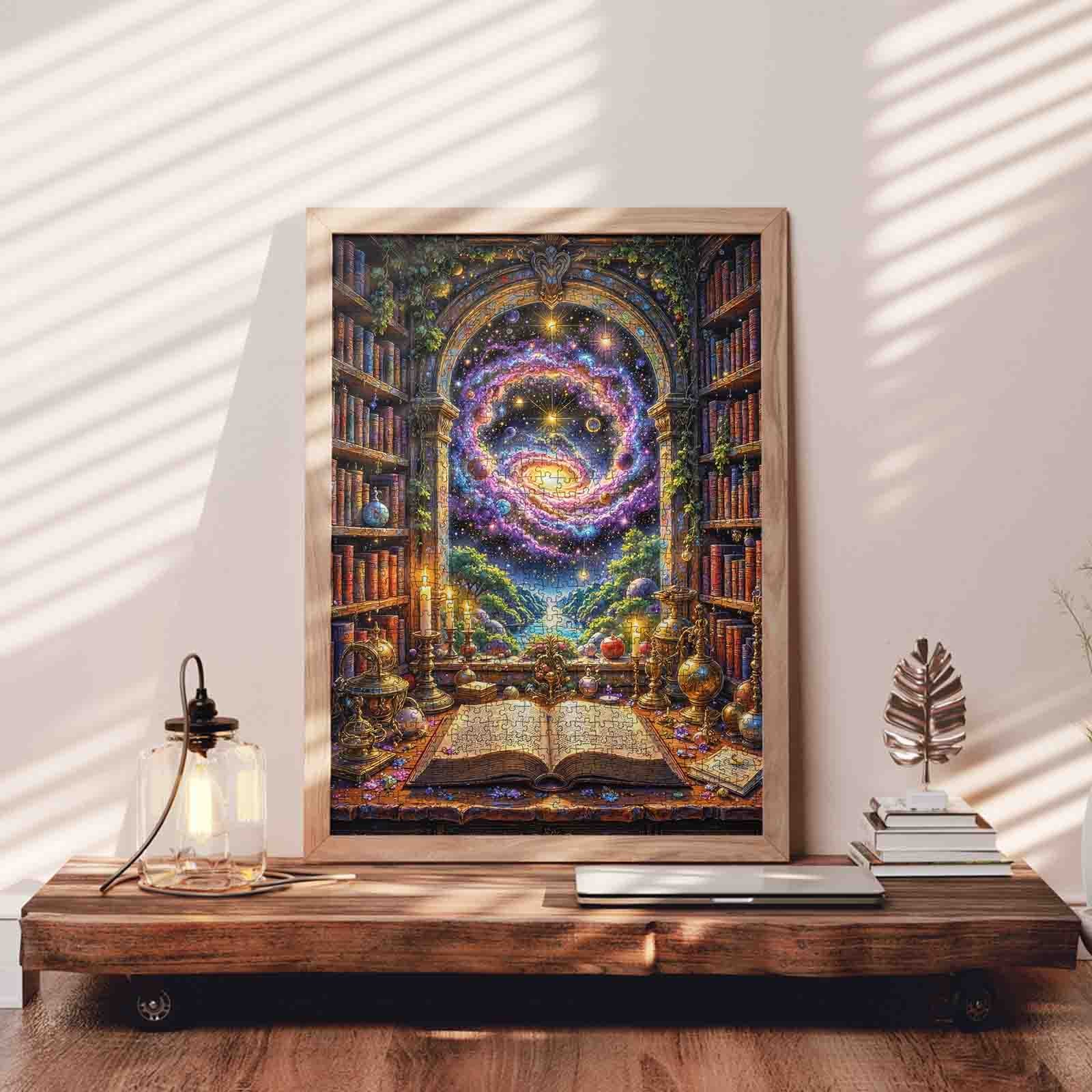tucocoo-jigsaw-puzzles-celestial-library-gateway-puzzle-1000-teile-fantasy image 3
