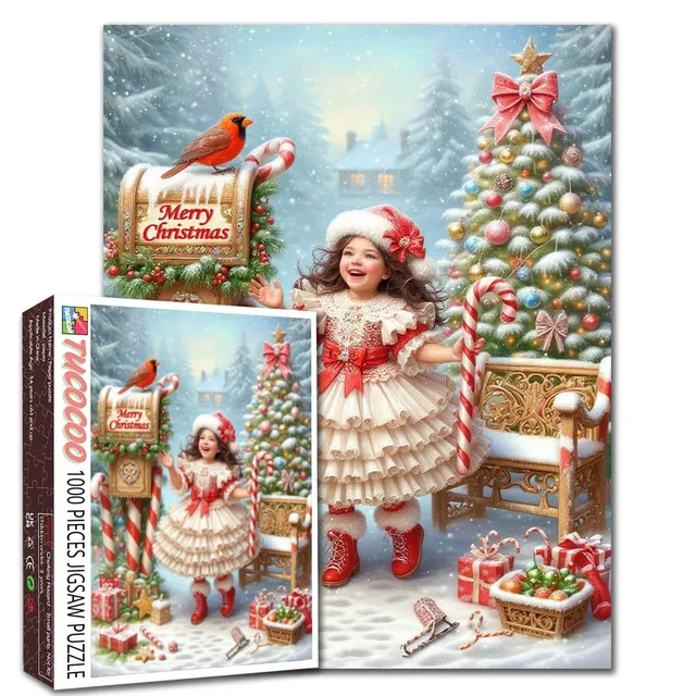 tucocoo-little-girl-s-christmas-wish-puzzle-1000-teile-weihnachten image 1