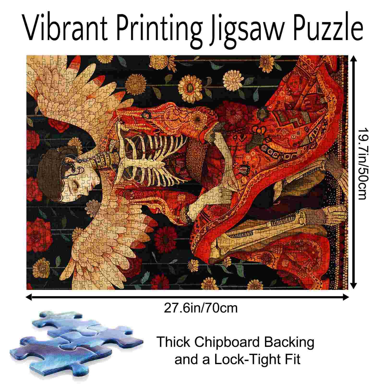 tucocoo-skeleton-angel-red-robe-puzzle-1000-teile-gothic image 5