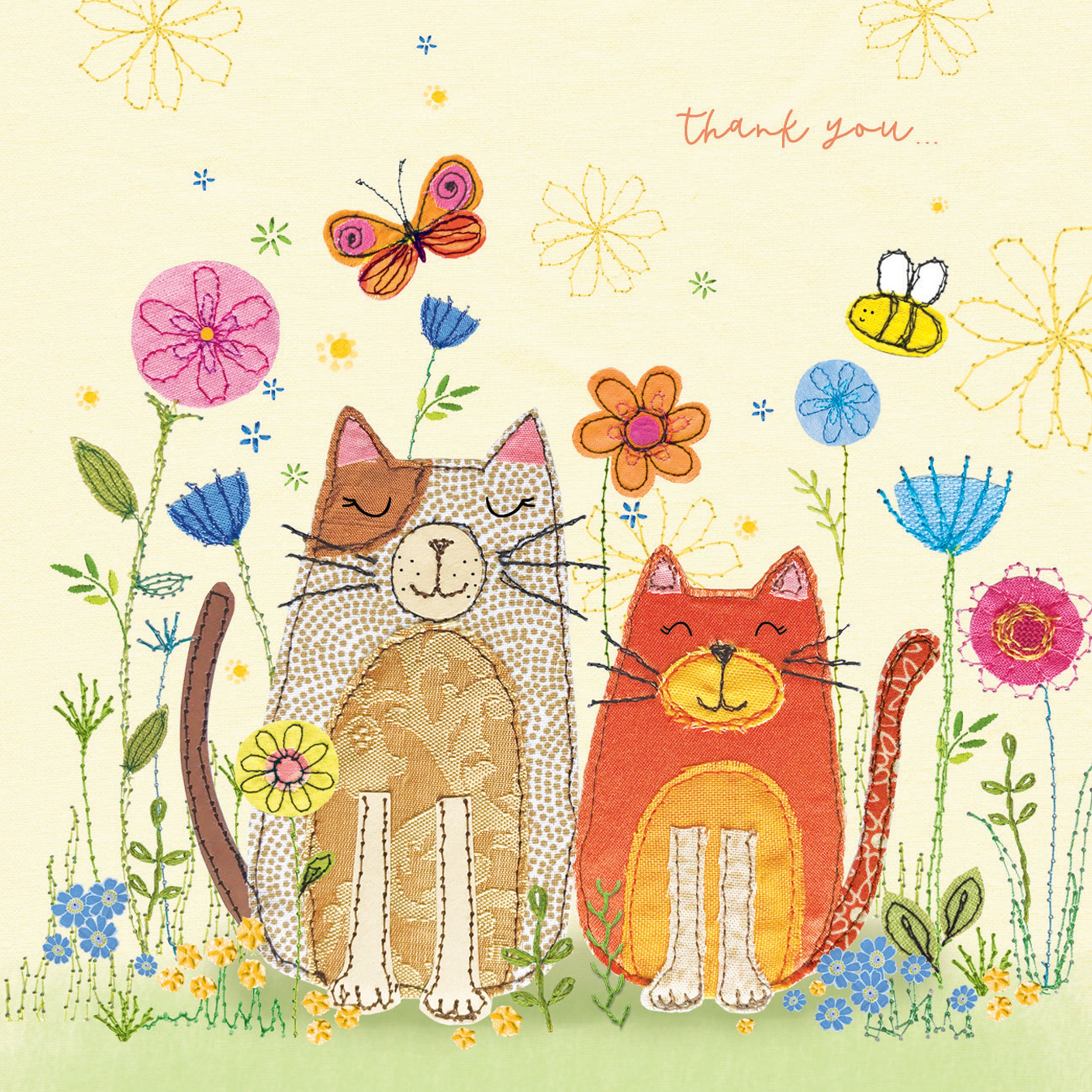 otter-house-stitched-cats-notecards-10-karten-briefkarten image 2