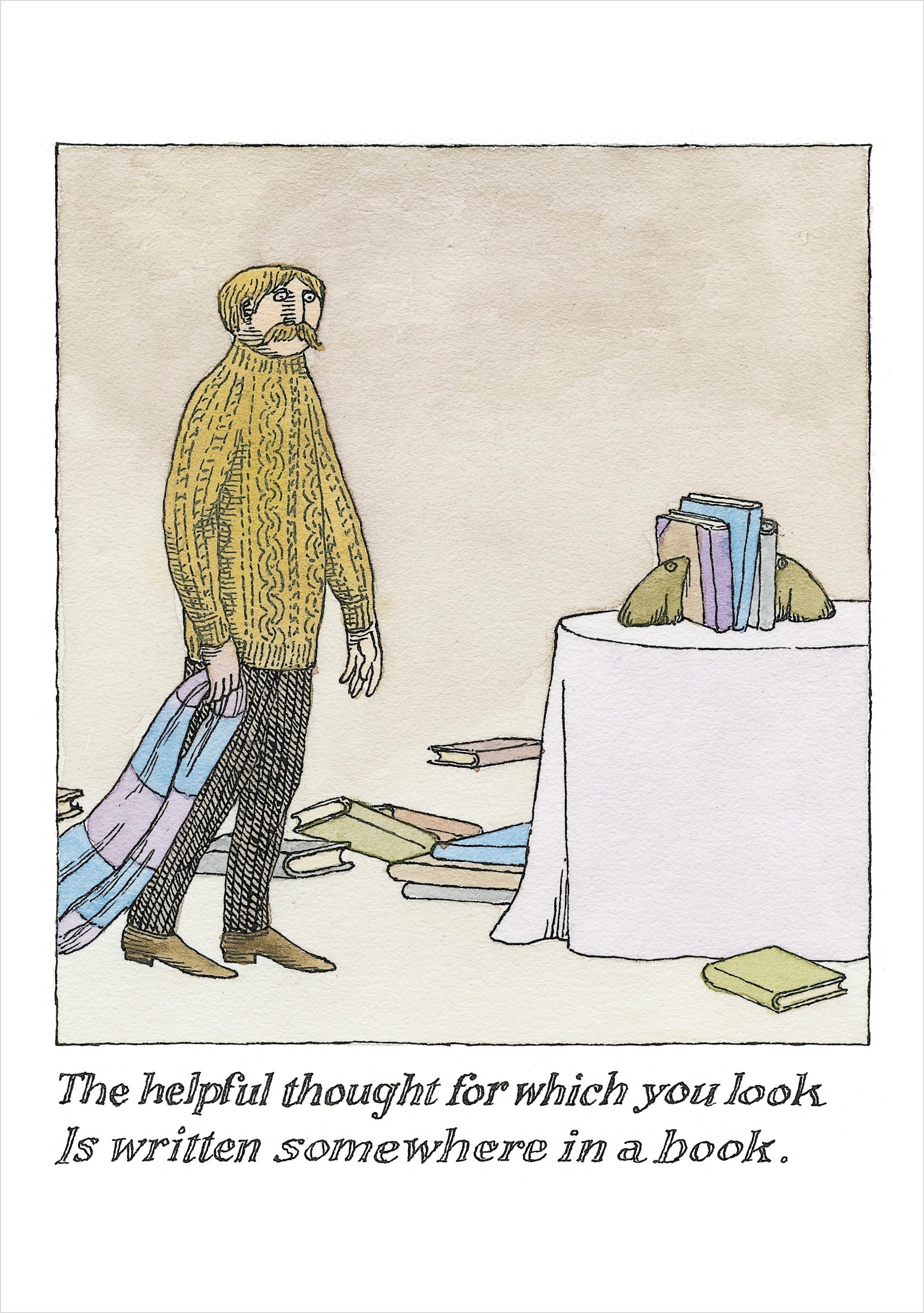 pomegranate-boxed-notecards-edward-gorey-verse-advice-karten-20er image 3