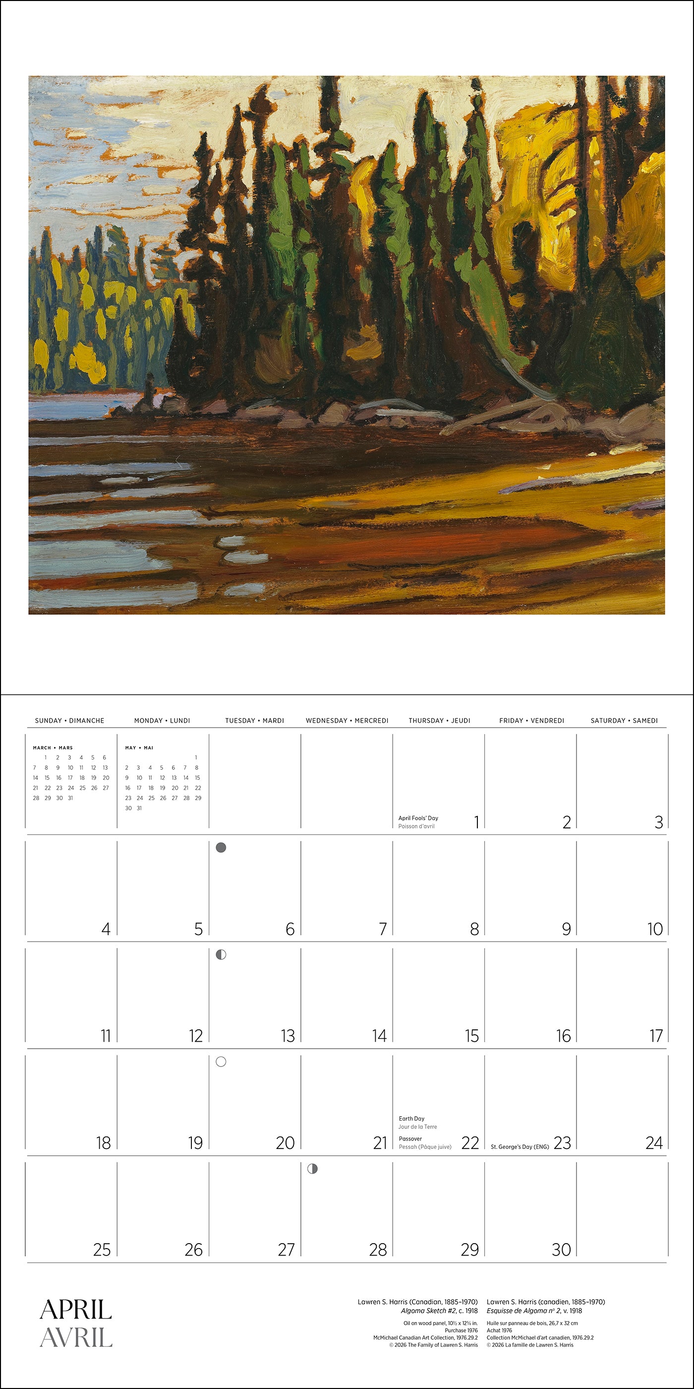 pomegranate-lawren-harris-2027-wandkalender-landschaften image 6