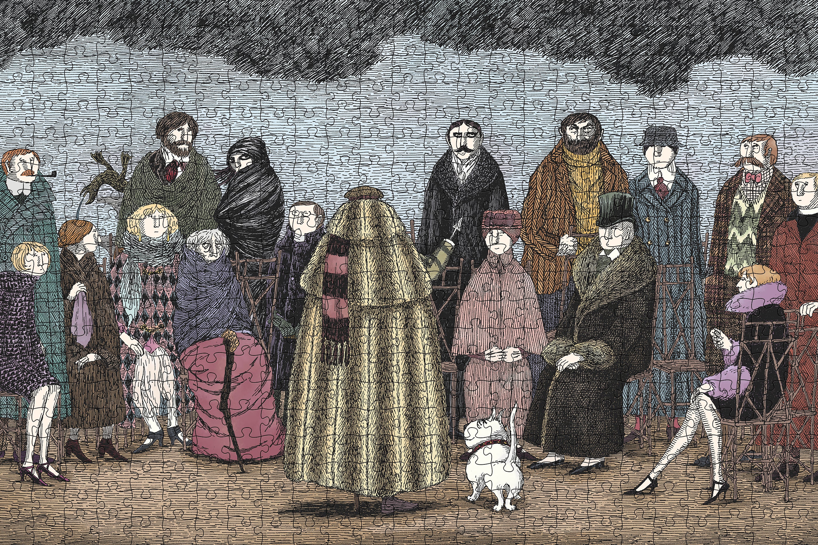 pomegranate-edward-gorey-awdrey-gore-500-teile-puzzle-humor image 2