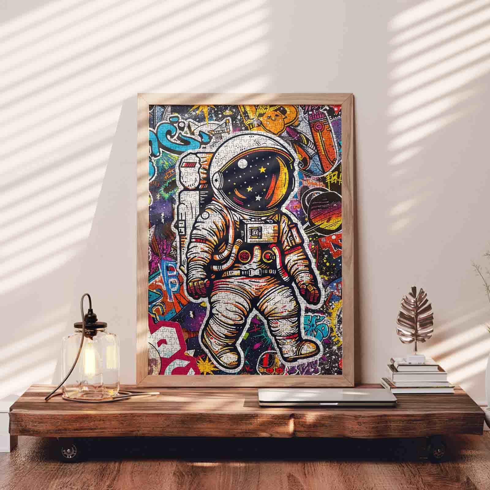 tucocoo-graffiti-astronaut-puzzle-1000-teile-street-art image 3