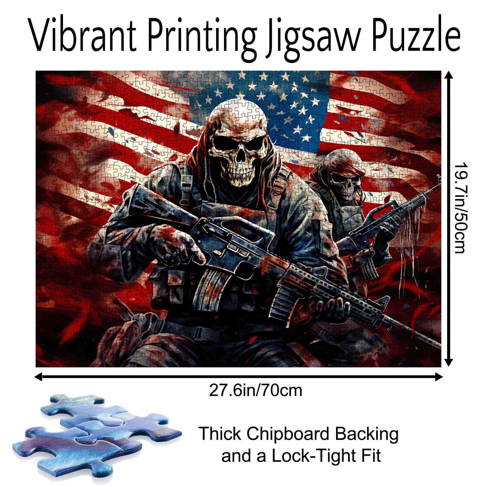 tucocoo-jigsaw-skull-soldiers-puzzle-1000-teile-skelett image 5