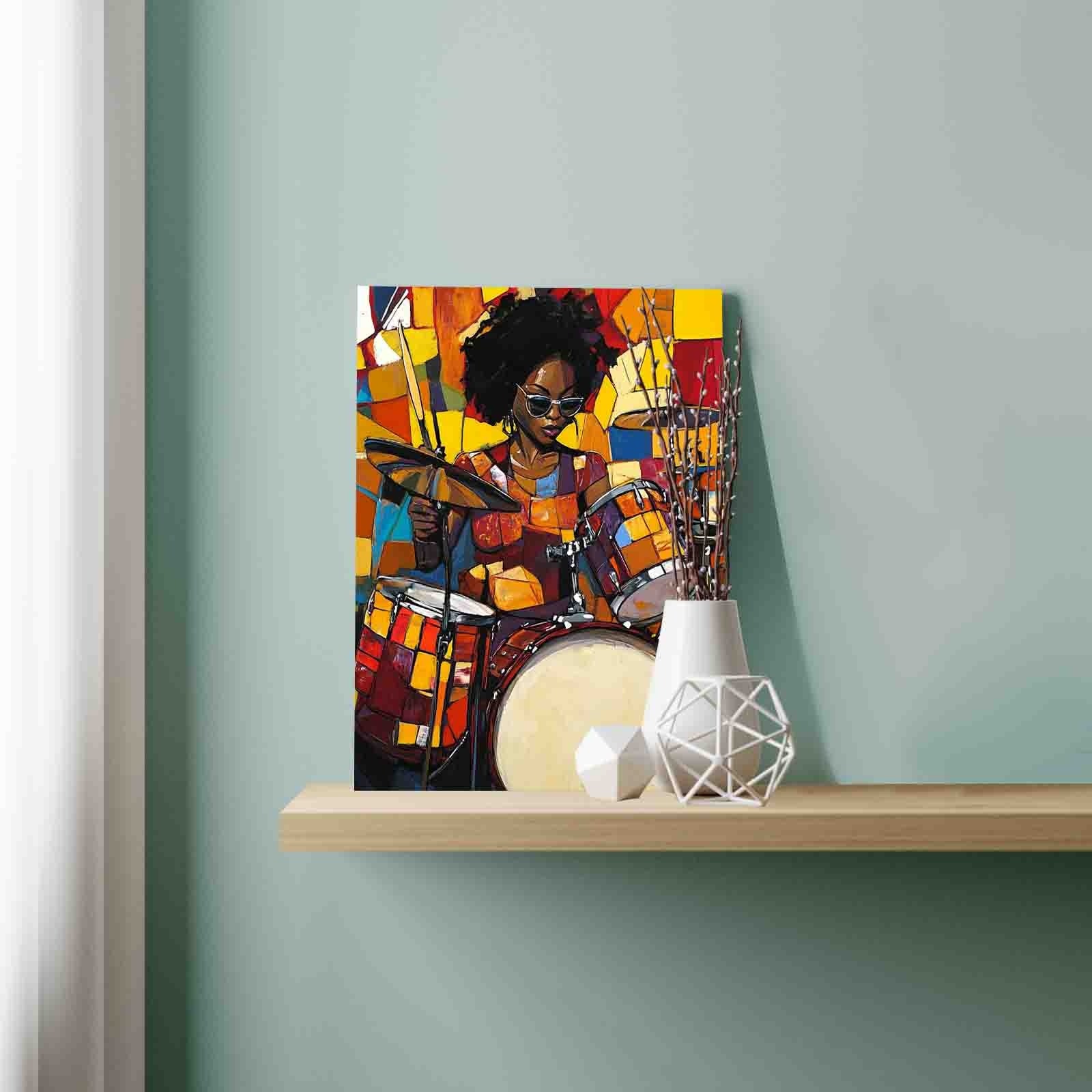 tucocoo-drummer-queen-malen-nach-zahlen-40x50-musik image 3