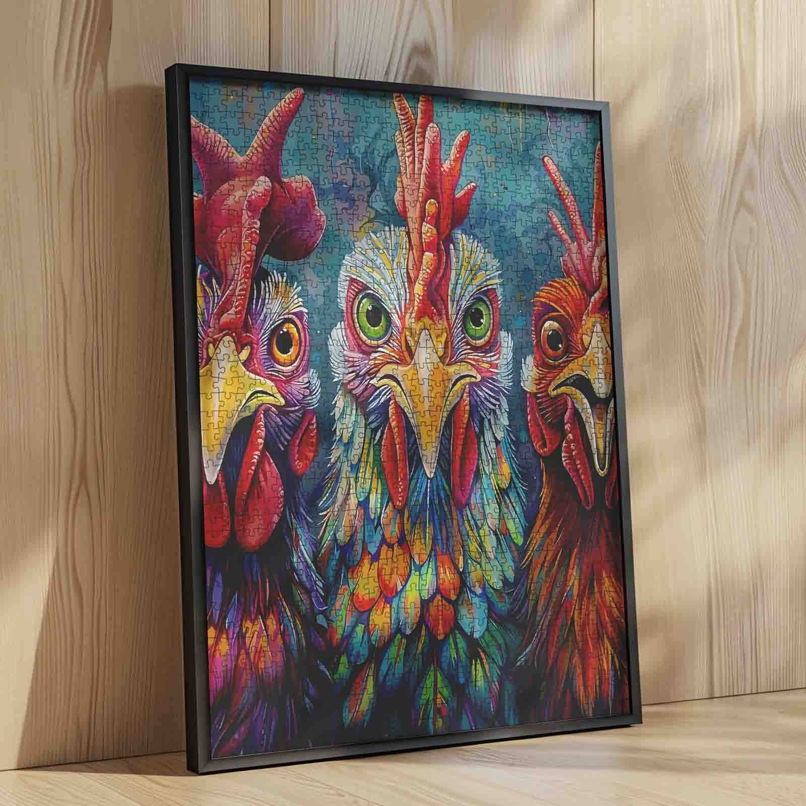 tucocoo-3-colorful-rooster-puzzle-1000-teile-h-hne image 4