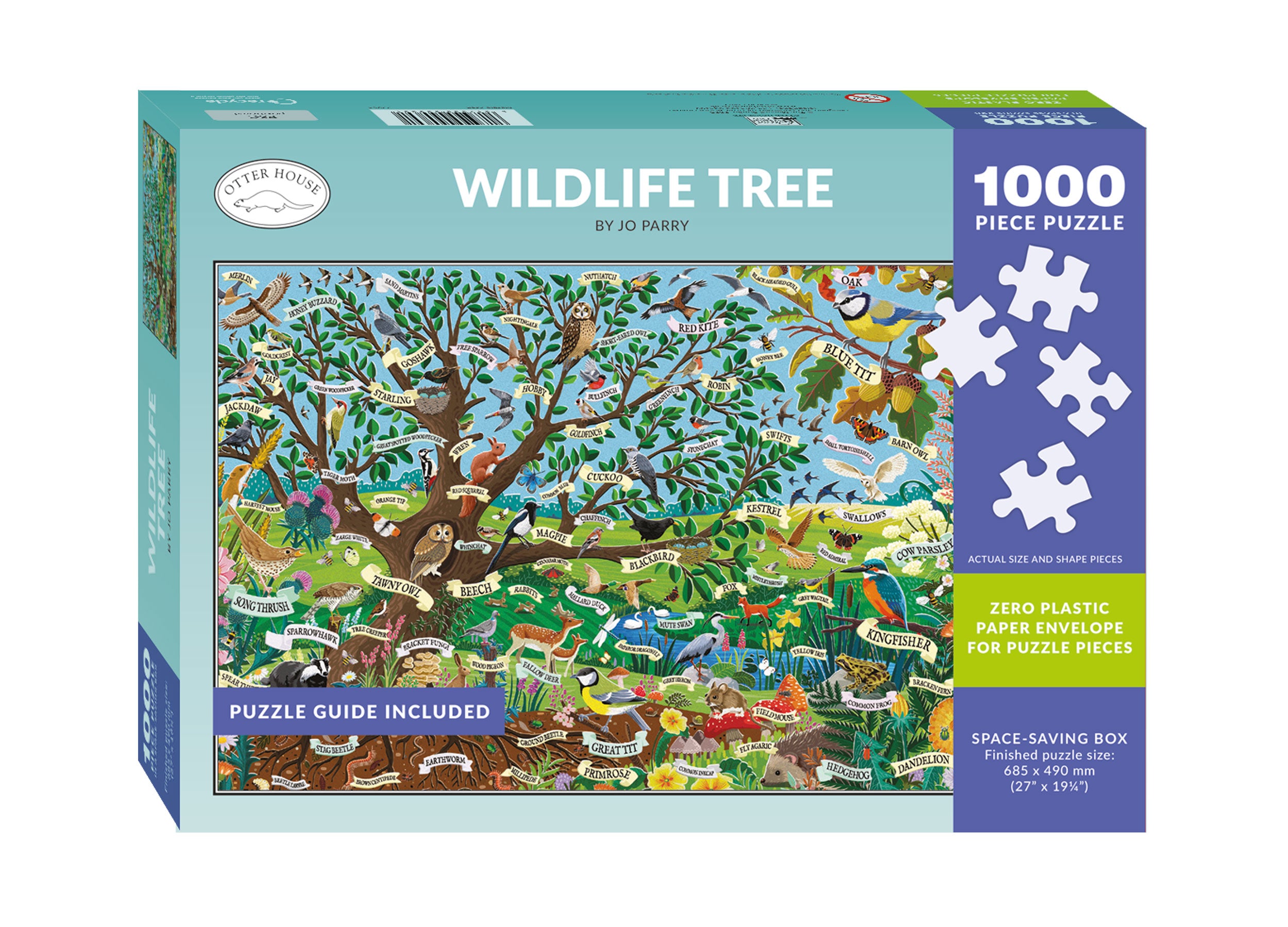 otter-house-wildlife-tree-puzzle-1000-teile-tiere-wald image 2