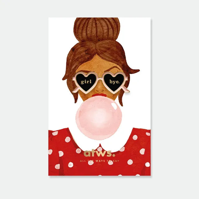 all-the-ways-to-say-girl-bye-emaille-pin-herzbrille-rosa image 1