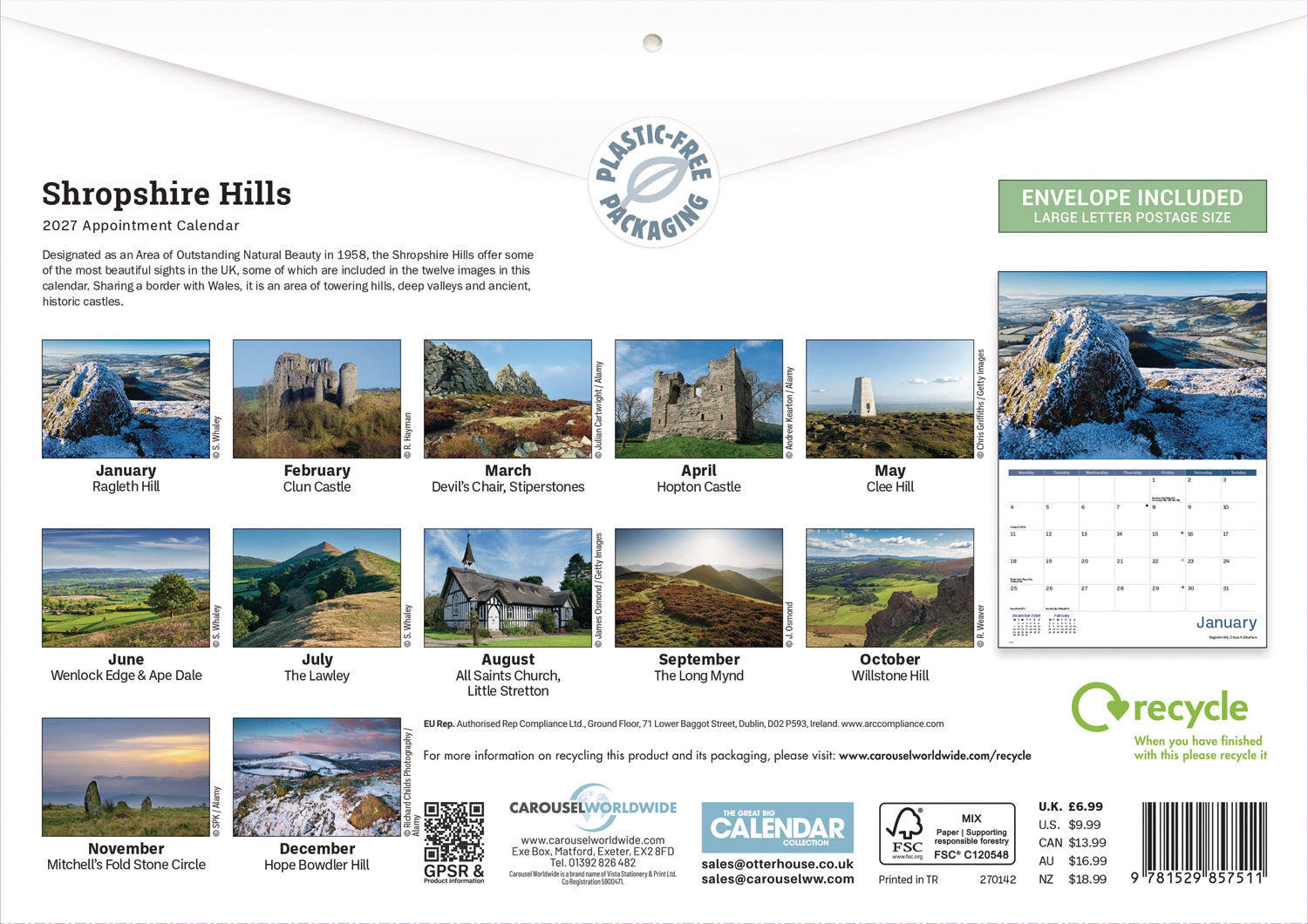 otter-house-shropshire-hills-a4-kalender-2027-foto image 2