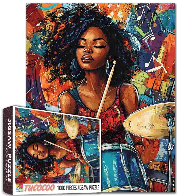 tucocoo-rhythmic-soul-drummer-puzzle-1000-teile image 1