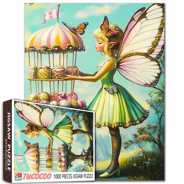 tucocoo-enchanted-treats-fairy-puzzle-1000-teile-fee image 1