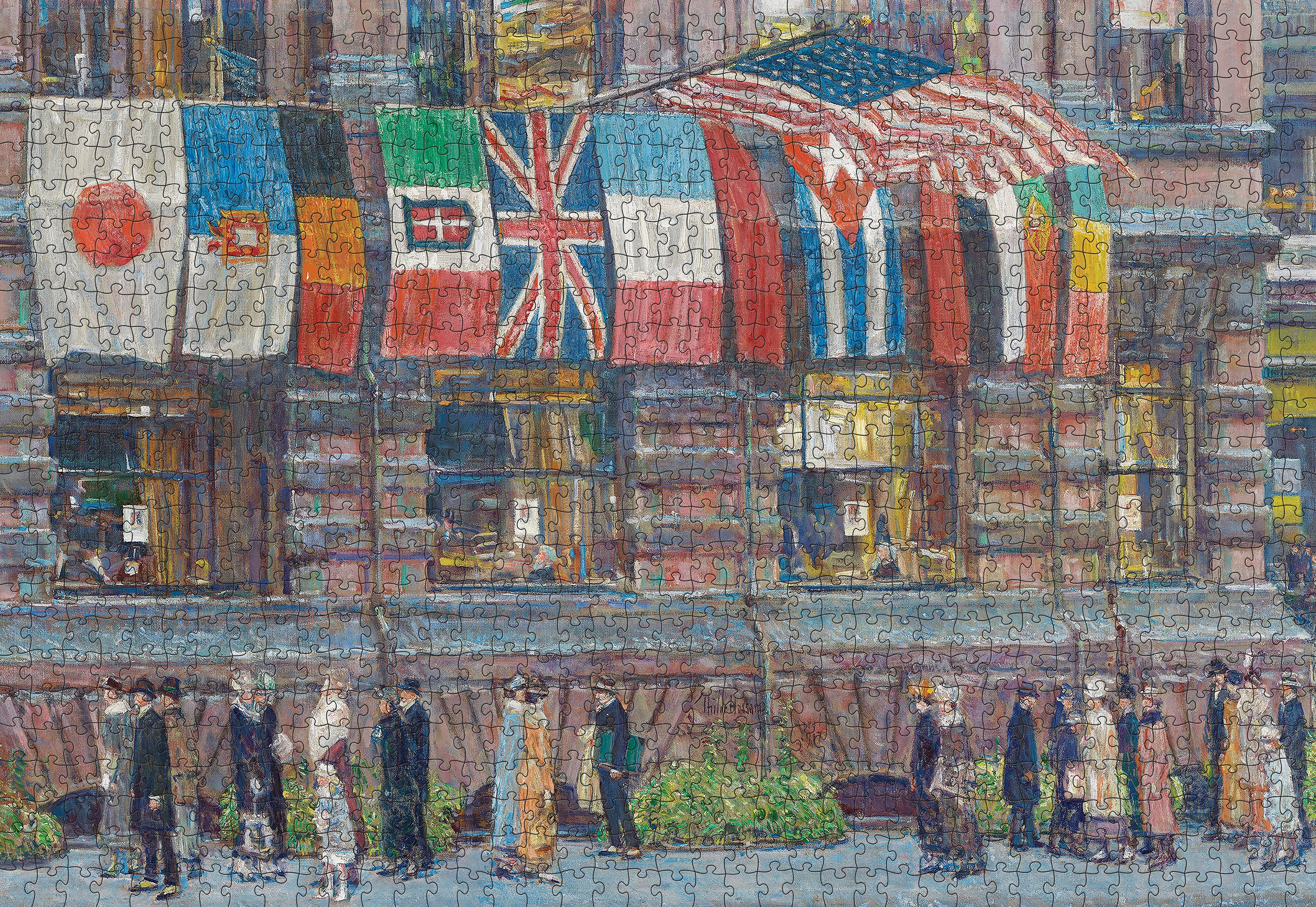 pomegranate-allied-flags-1000-teile-puzzle-childe-hassam image 2