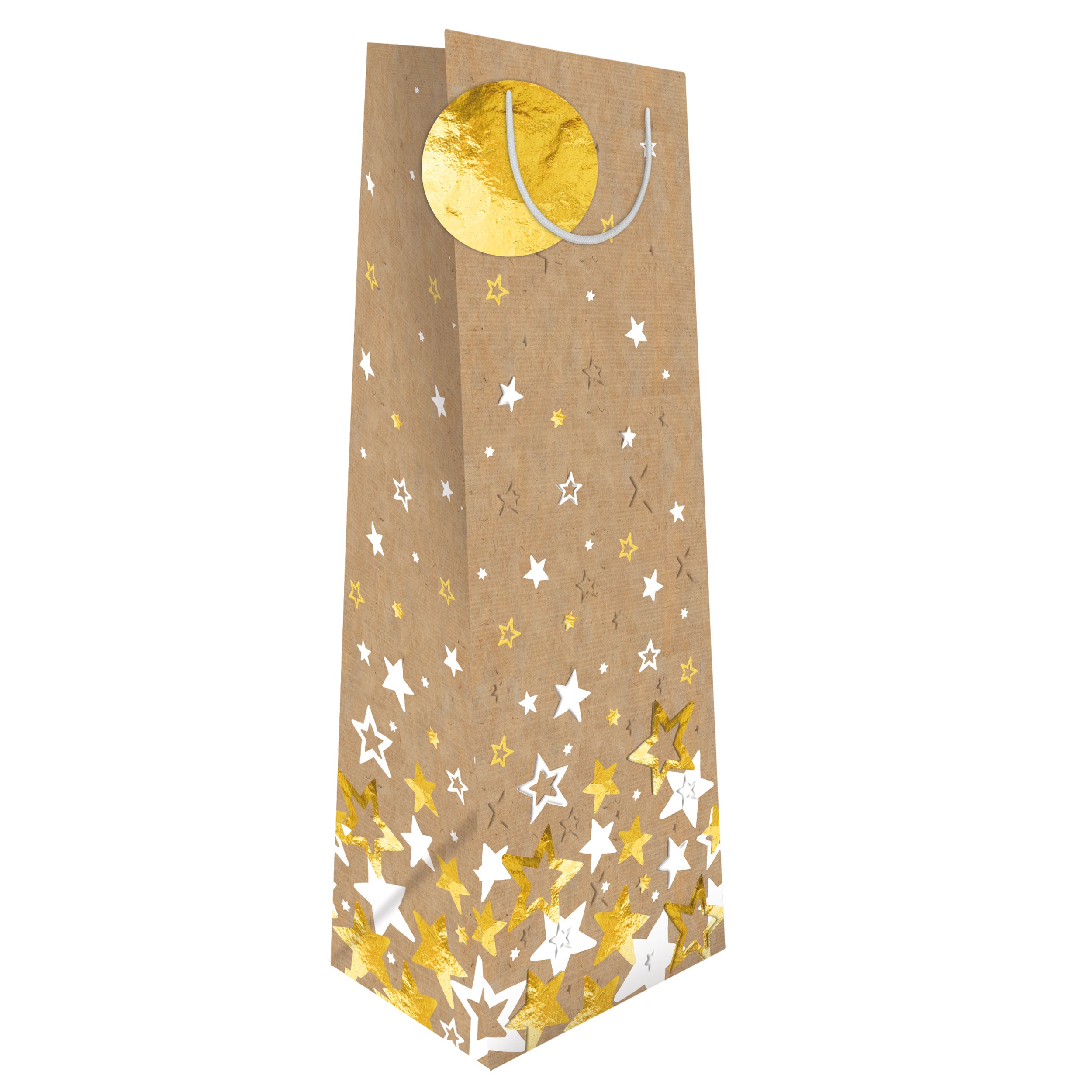 otter-house-bottle-gift-bag-flaschentasche-sterne image 1