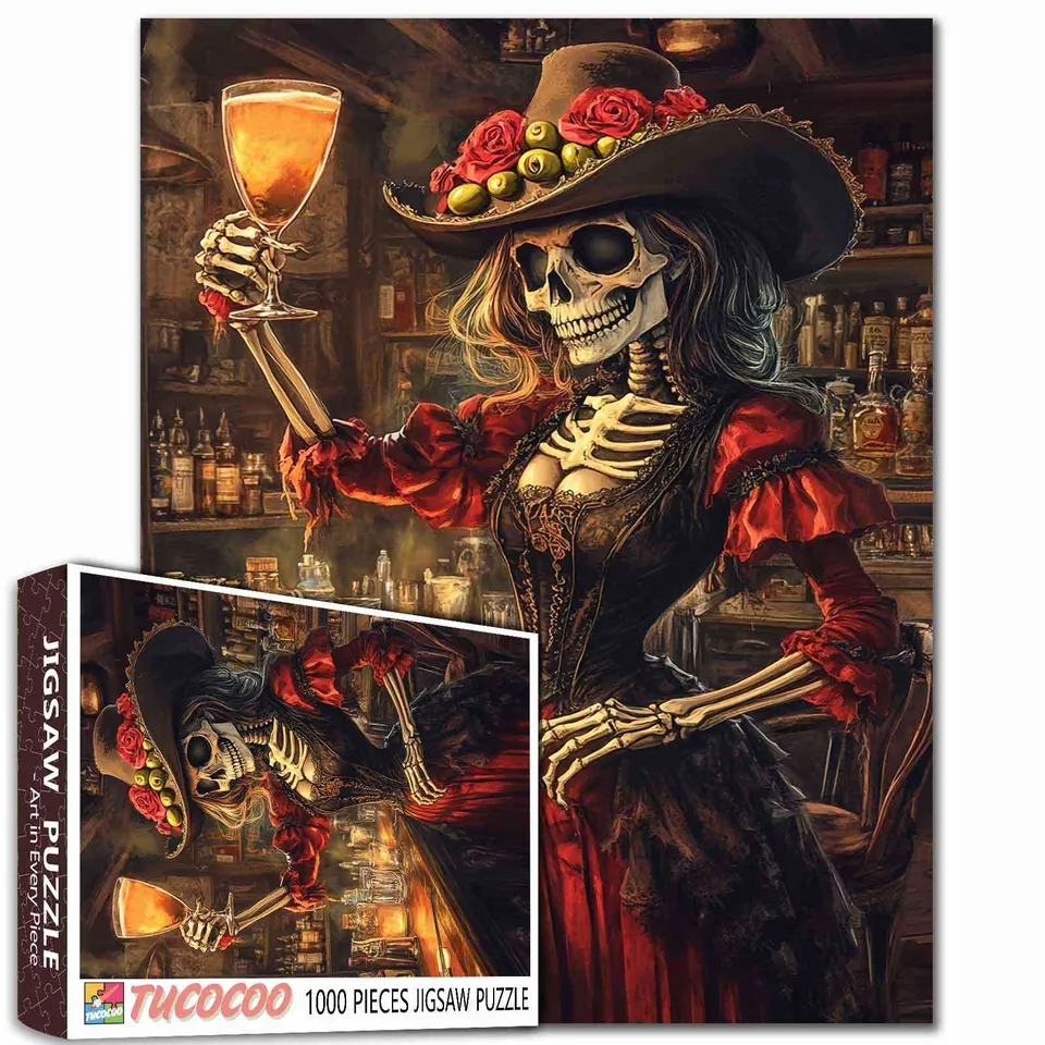 tucocoo-skeleton-toast-puzzle-1000-teile-skelett image 1