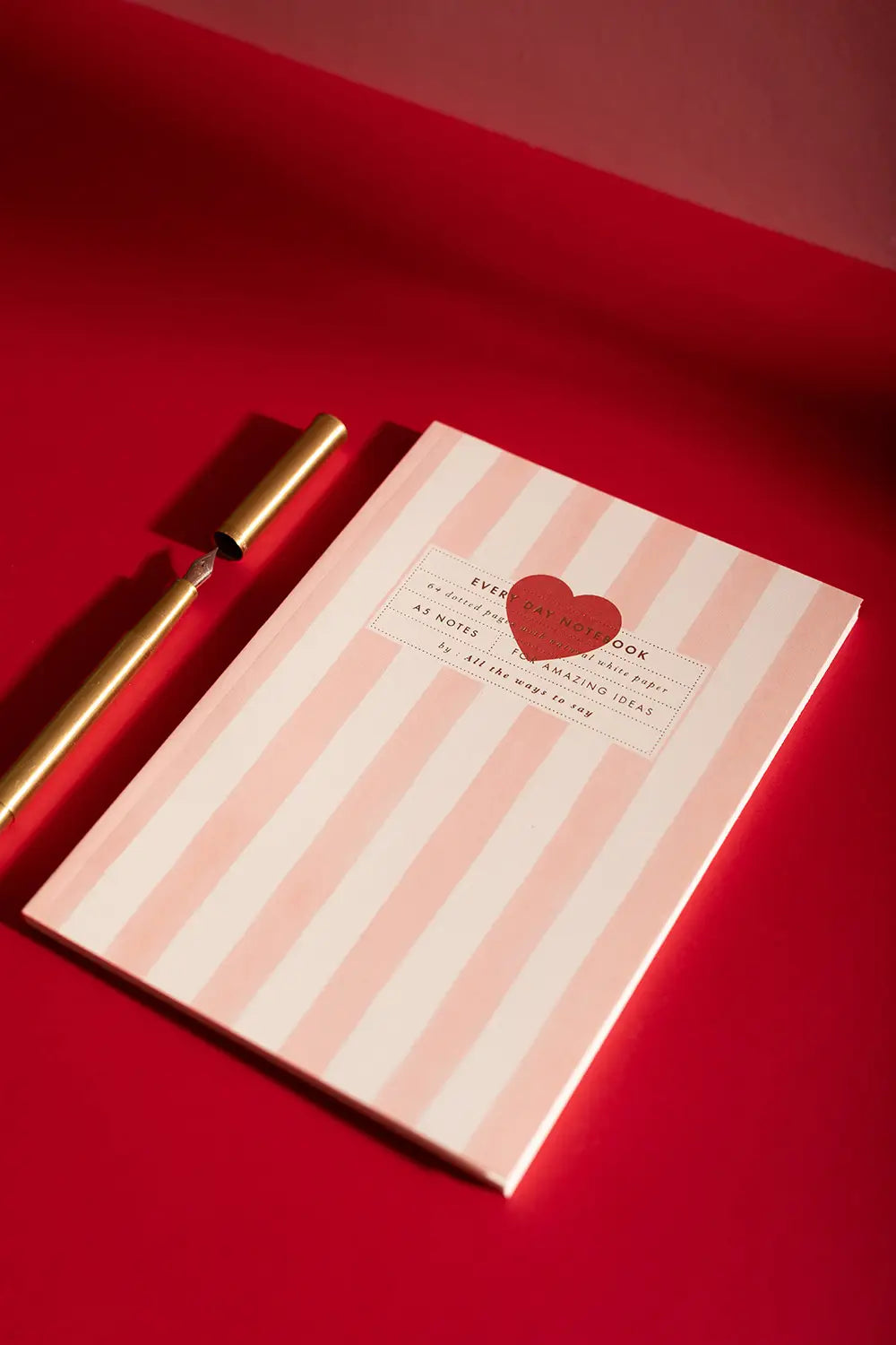 all-the-ways-to-say-pink-stripes-notebook-a5-herz-gold image 4
